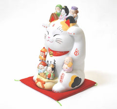 Japanese Lucky Cat Maneki Neko Shichihukujin七福神